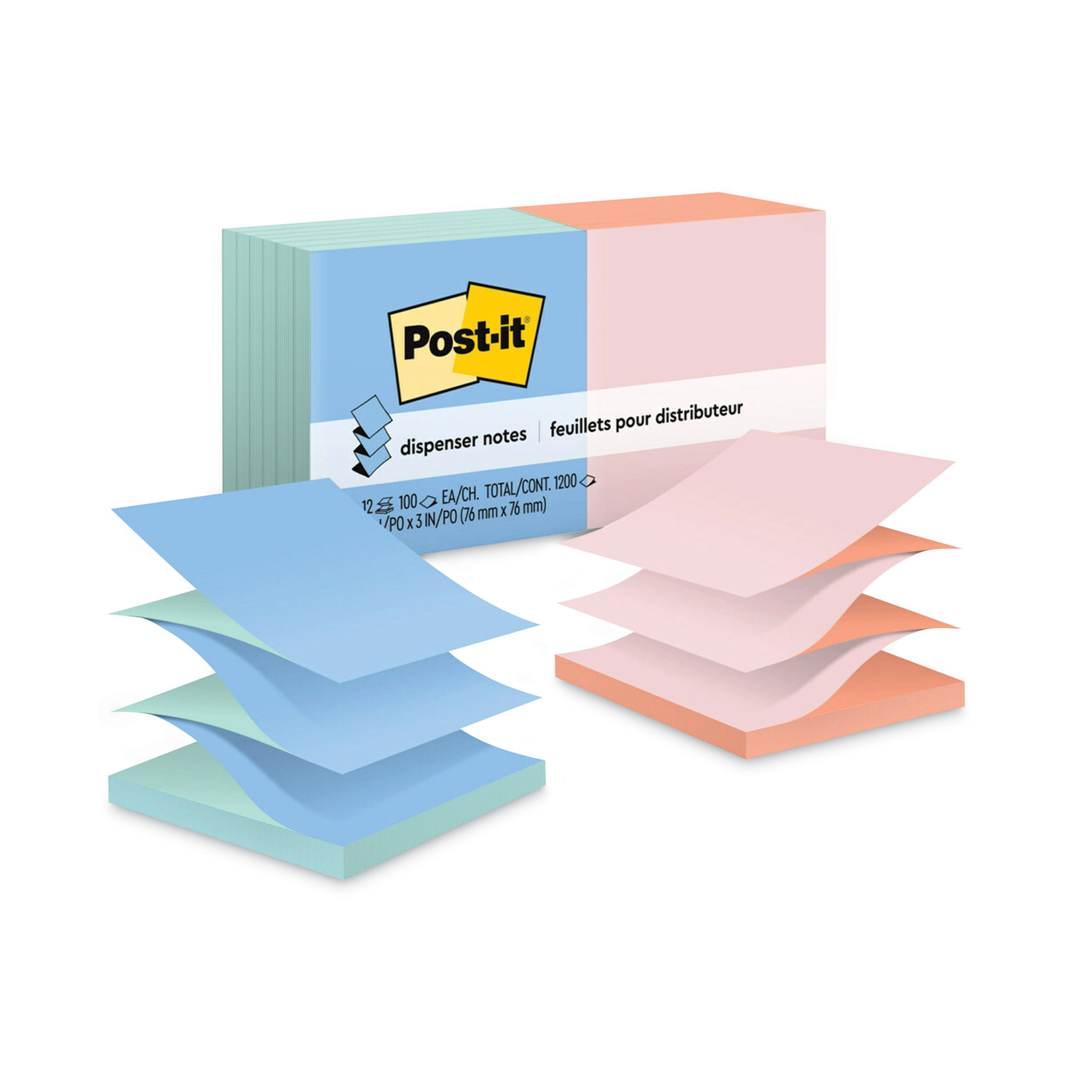 NOTE,POP-UP,3X3,12/PK,ULT