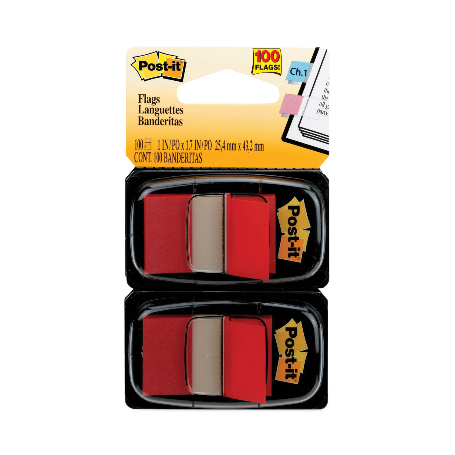 FLAG,1IN,2PK OF 50,RD