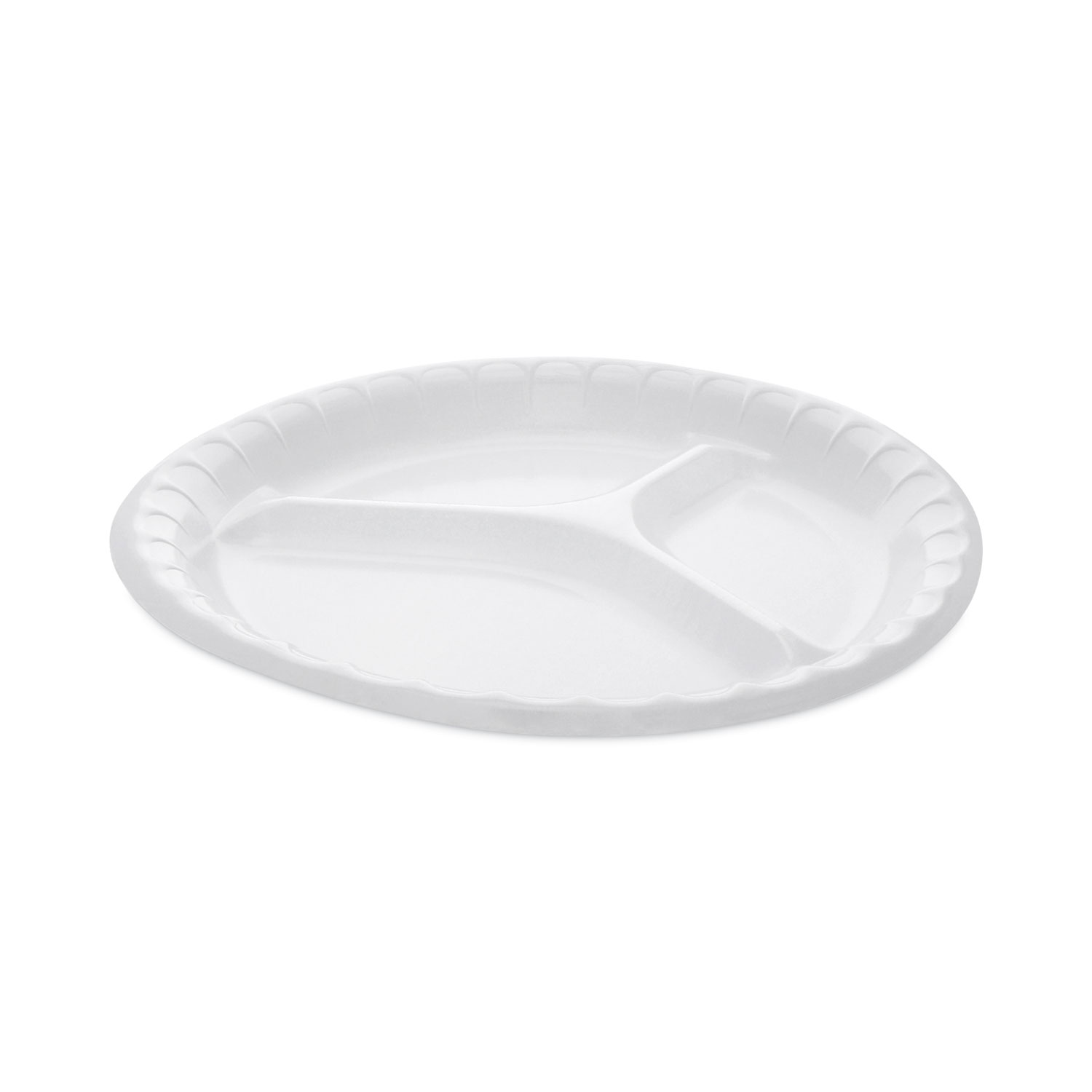 PLATE,10.25" LAM 3COMP,WH