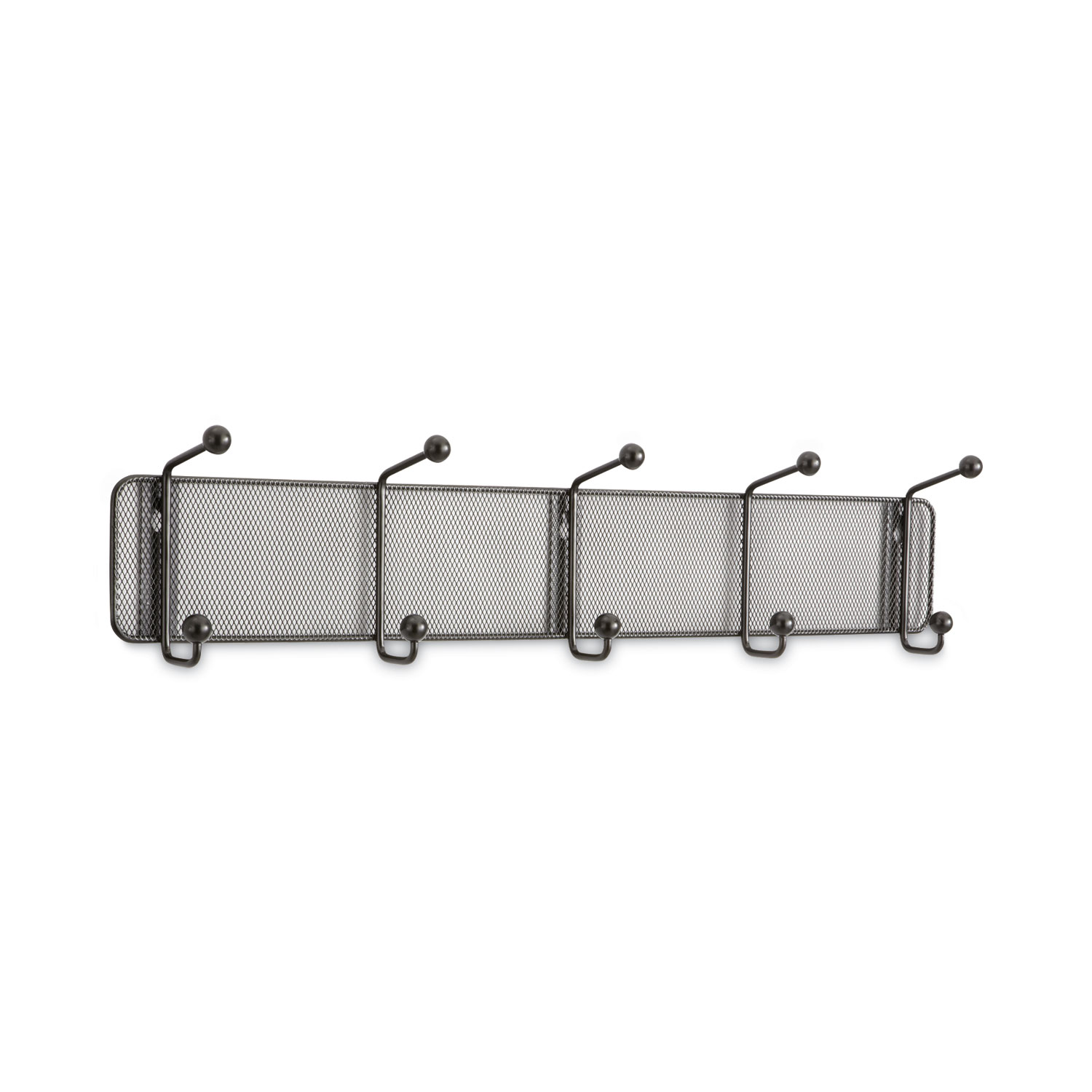 RACK,WALL,5 HOOKS,BK