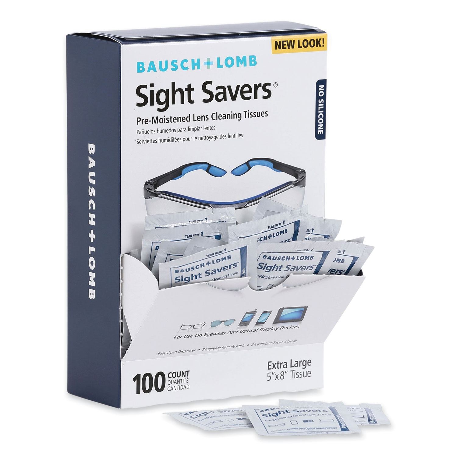 DISPENSER,LENS CLNR,100BX
