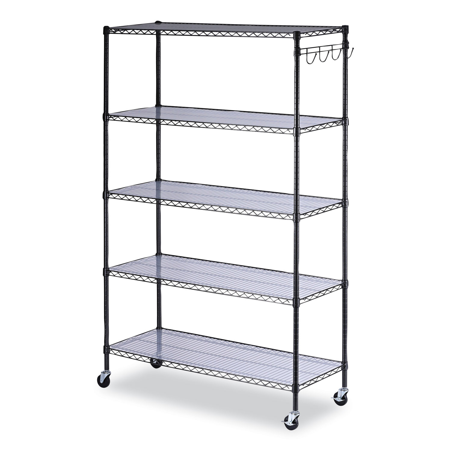 SHELVING,WIRE,48X18,5S,SV