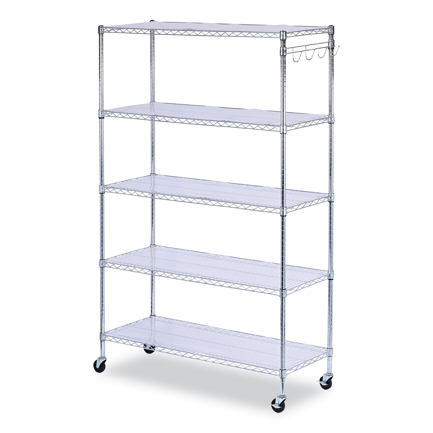 SHELVING,WIRE,48X18,5S,SV