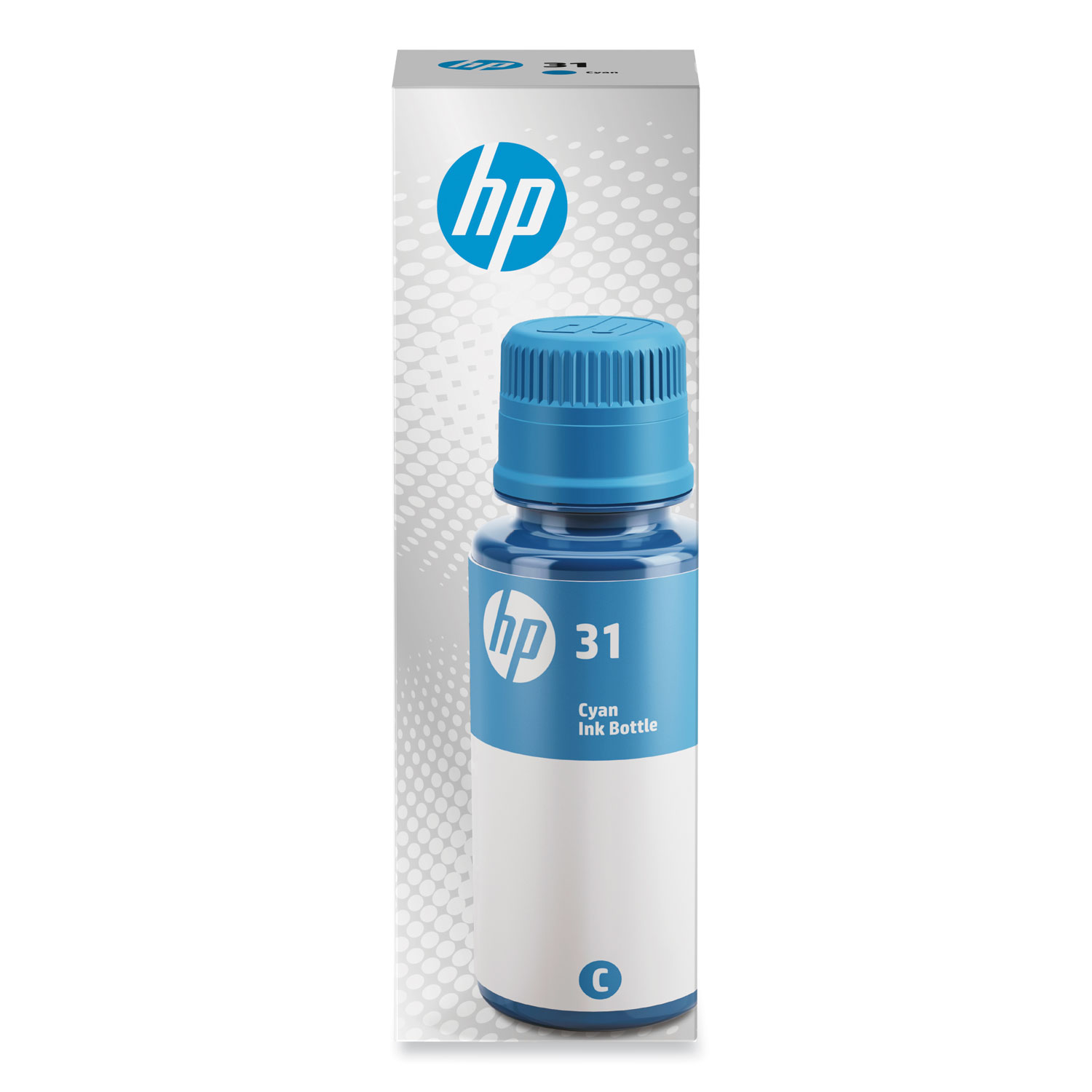 HP 31 70-ml Cyan Ink Bottle; Yield 8,000 pages