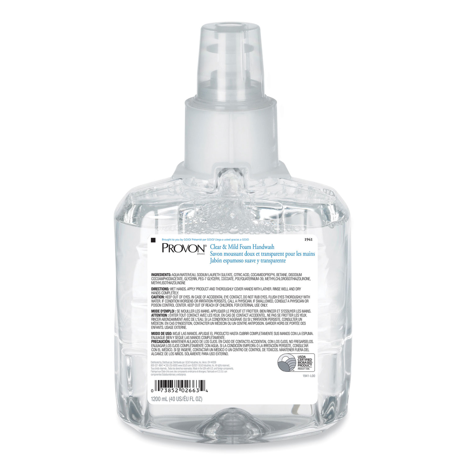 REFILL,MILD,SOAP,1200ML,2