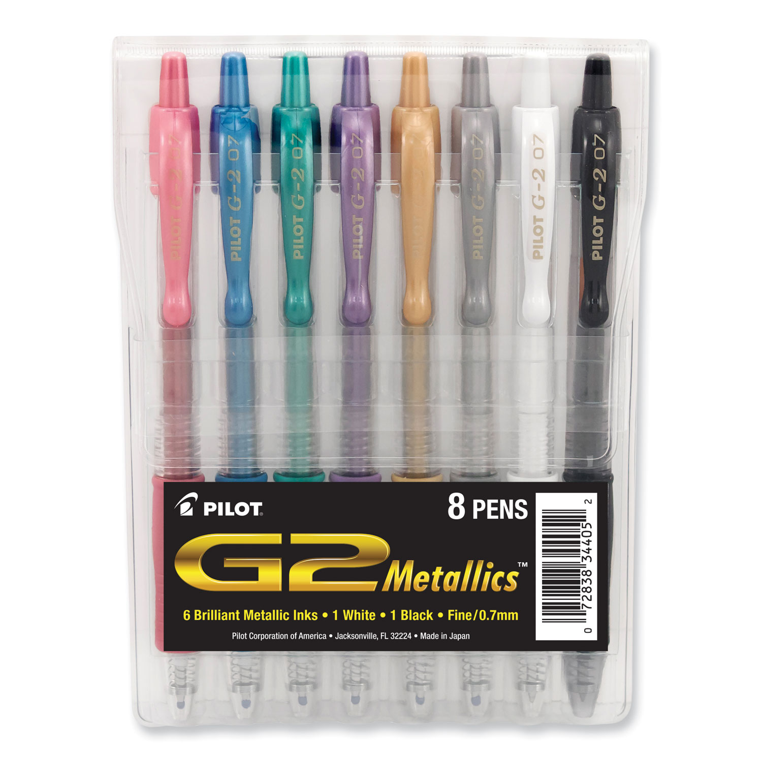 PEN,G2 METALLICS,8/ST,AST