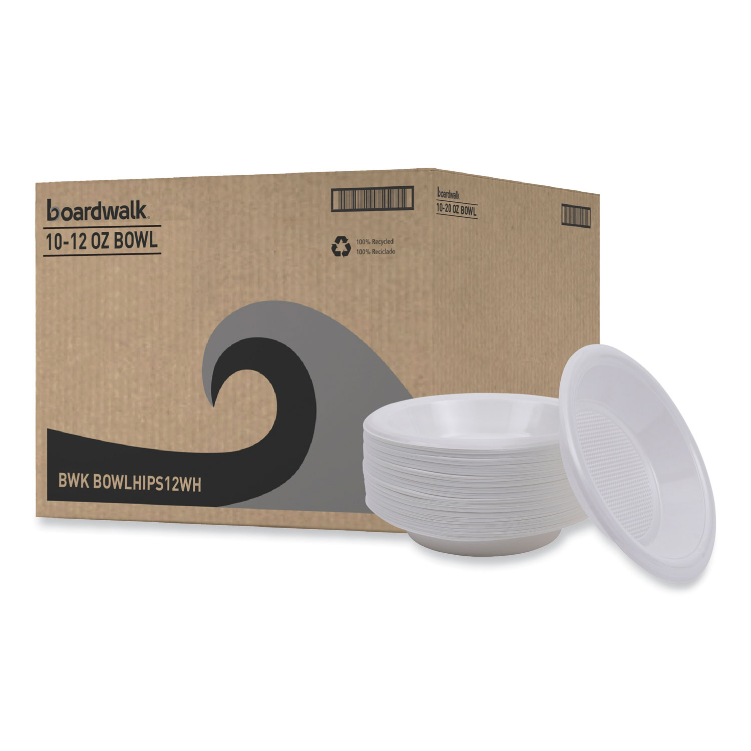 BOWL,10-12 OZ,WH