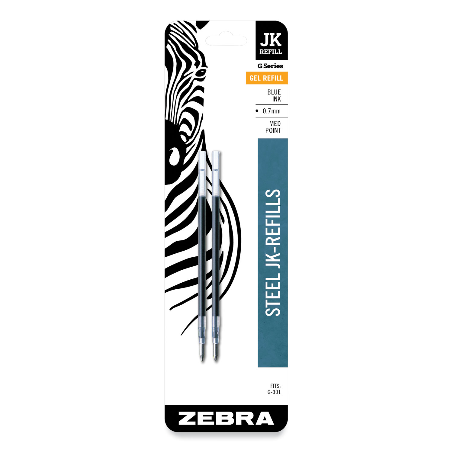REFILL,G301,0.7MM,2PK,BE