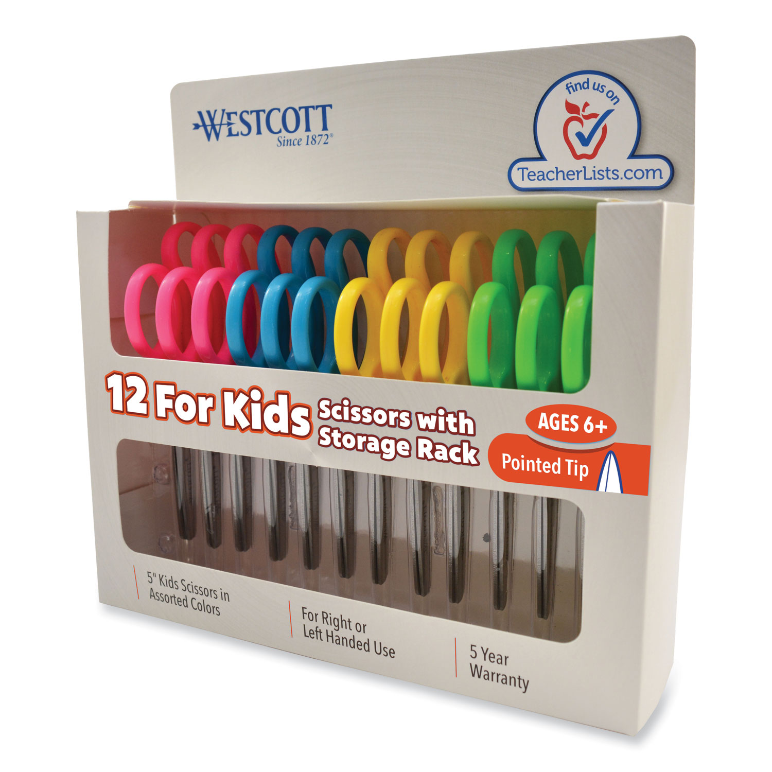 SCISSORS,JRPOINT,12PK,AST