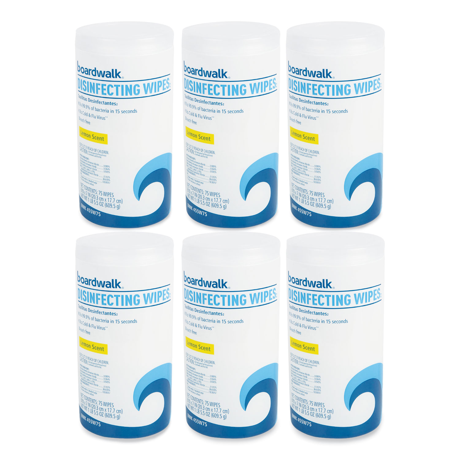 DISINFECTANT,WIPE,LM,75CT