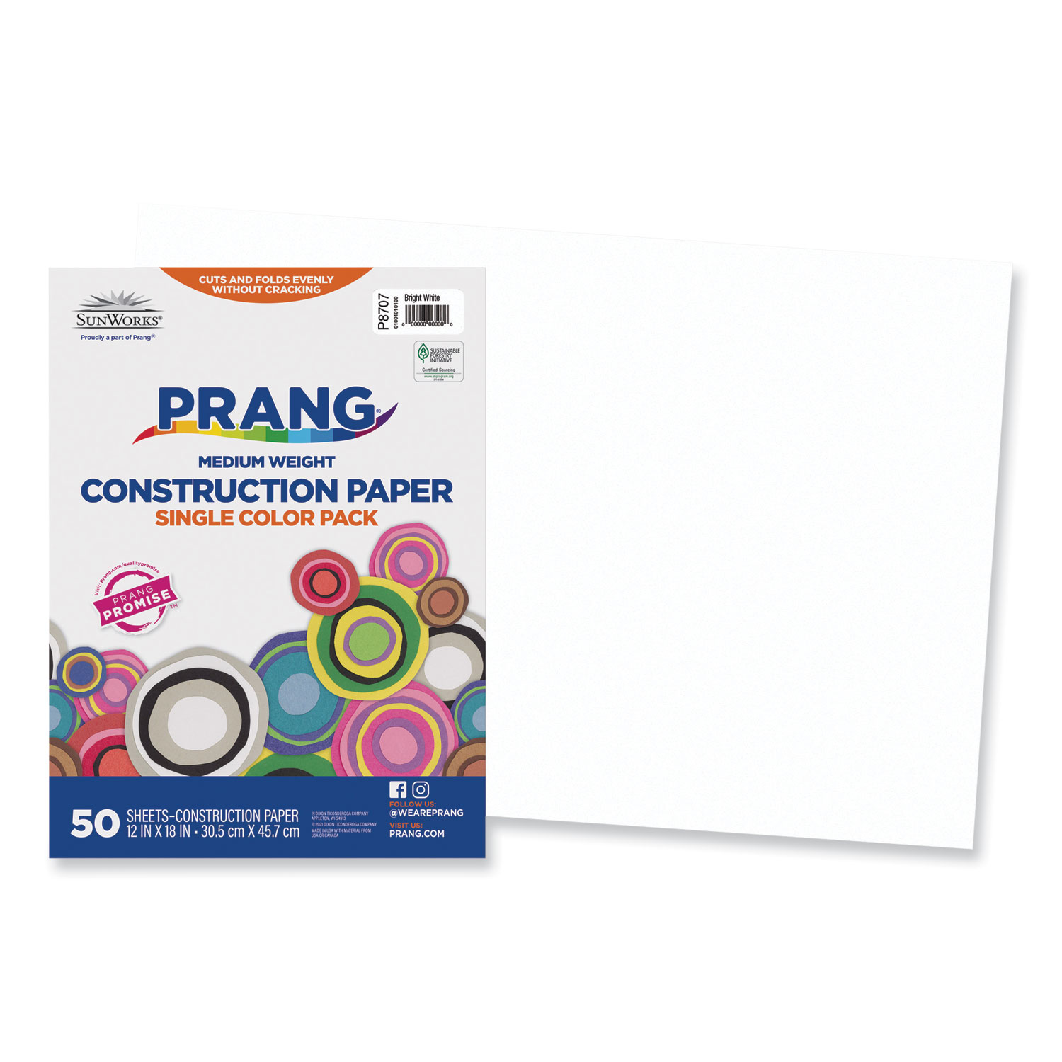 PAPER,CNST,12X18,50PK,BRW