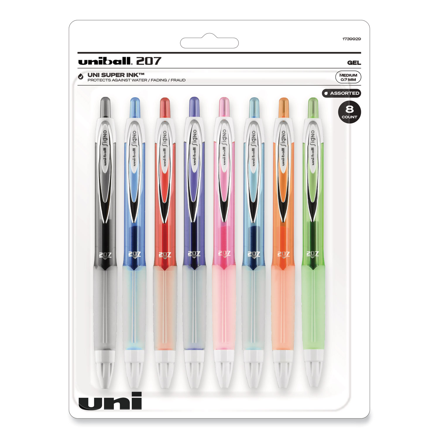 PEN,UNIBALL 207 8/ST,AST