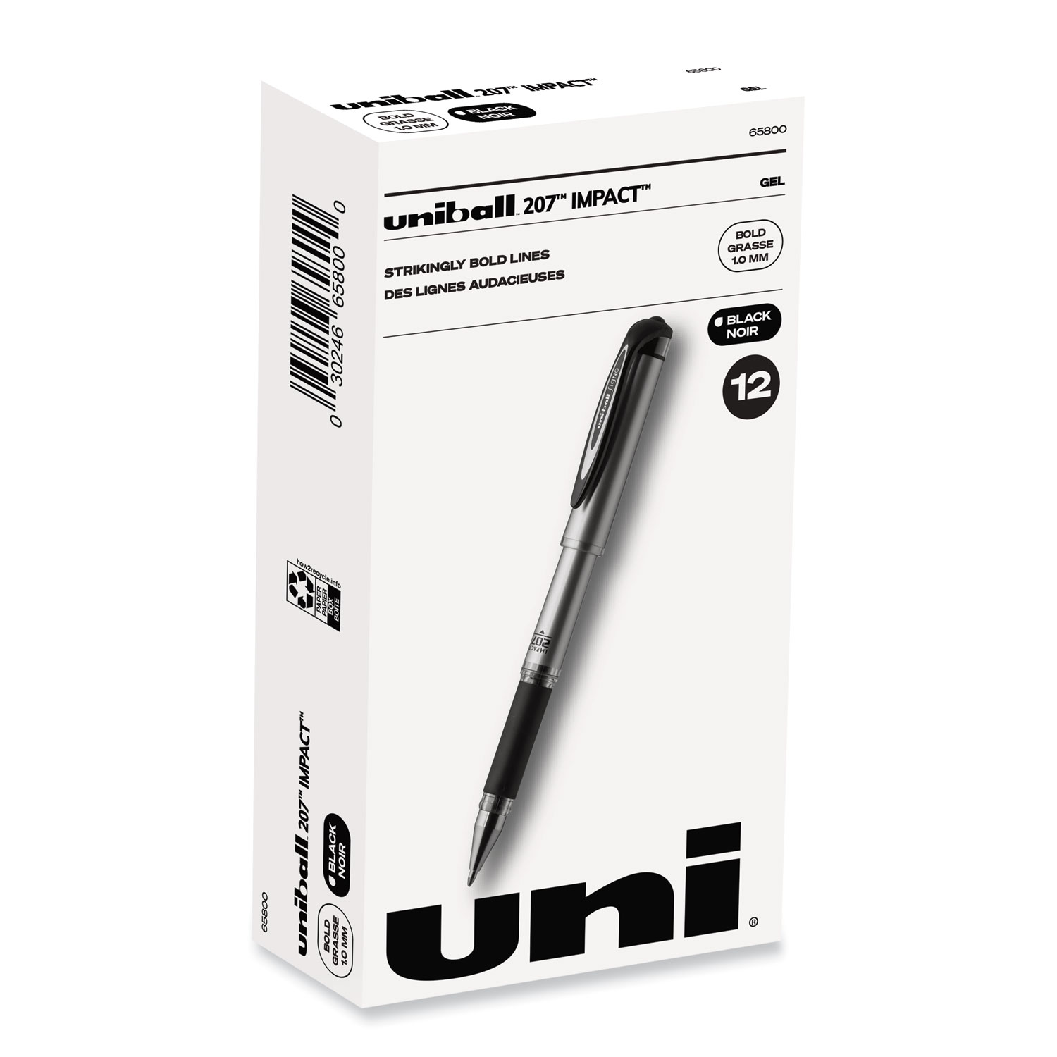 PEN,UNIBALL GEL IMPACT,BK