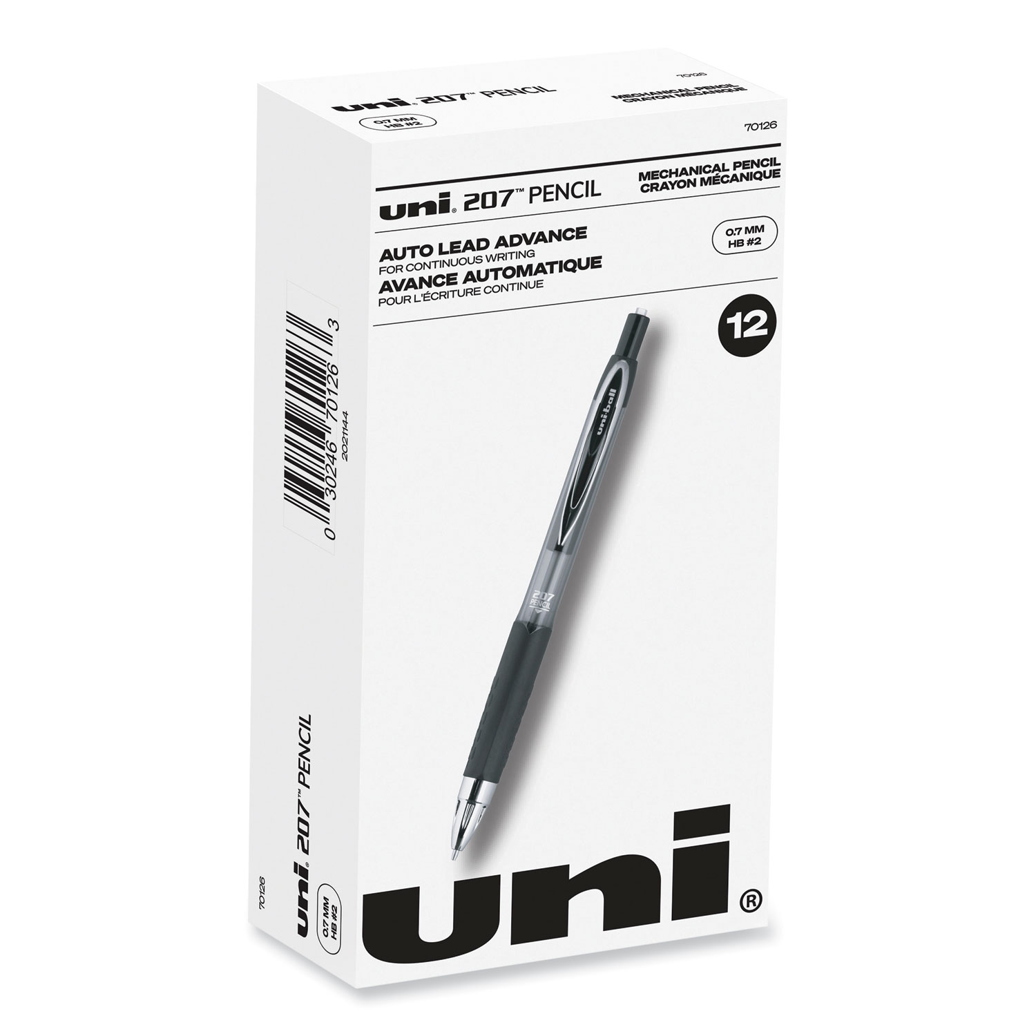 PENCIL,207 MP DZ 0.7MM,BK