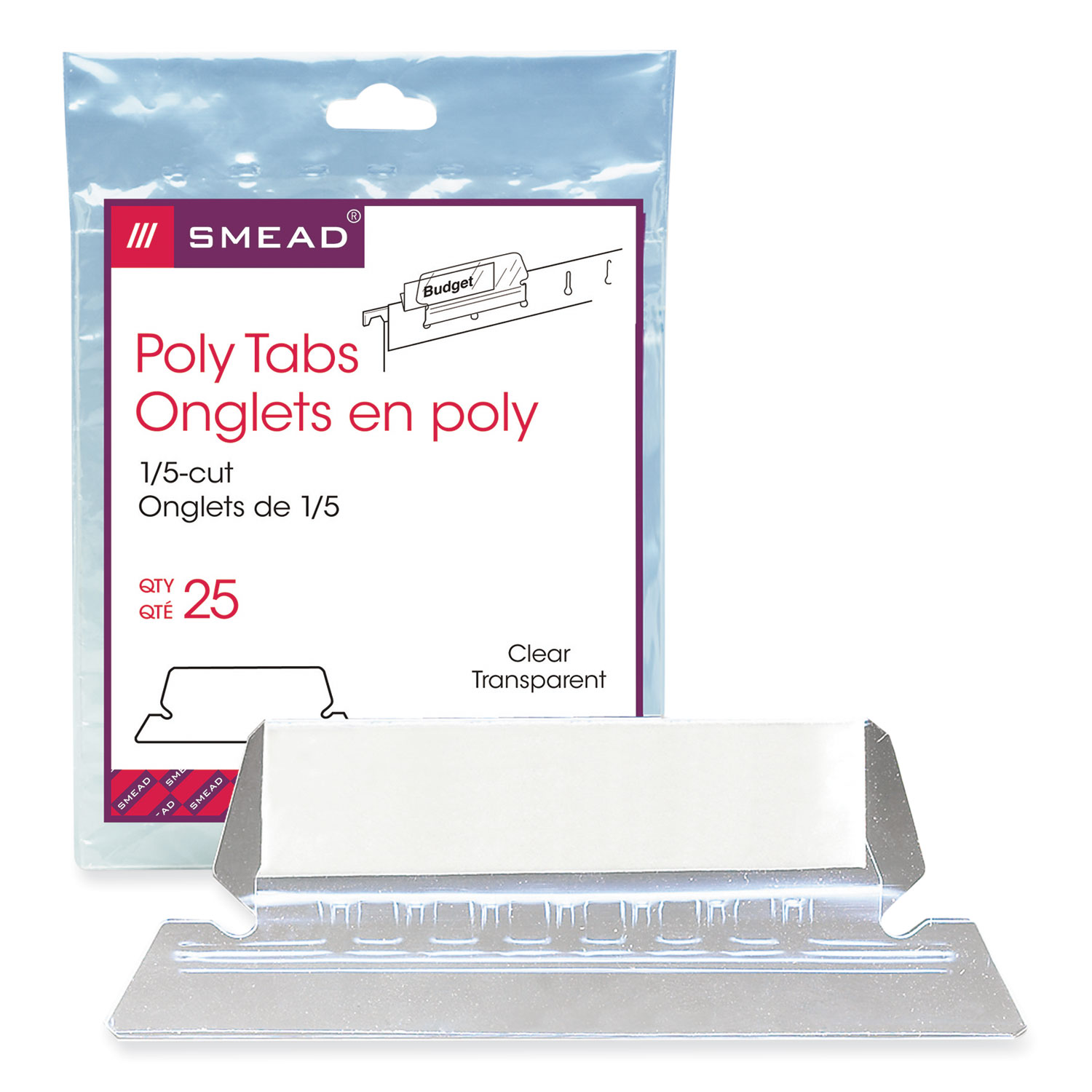 TAB,HNG FLDR,1/5CUT,25,CR
