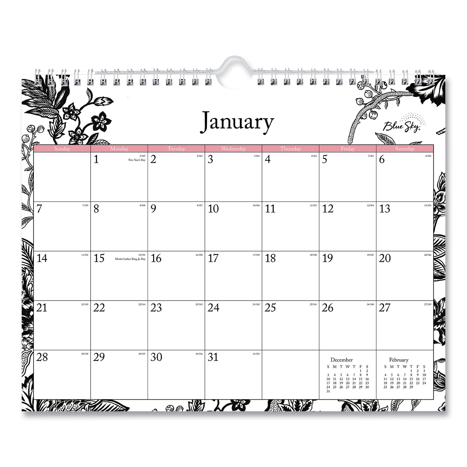 CALENDAR,WALL,11X8.75,BK