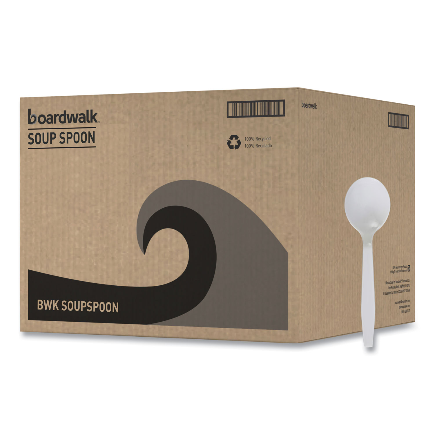 SPOON,SOUP,POLY,1M/CT,WHT