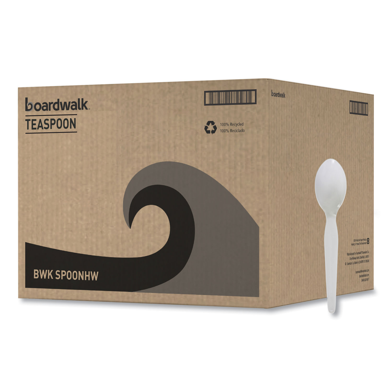 TEASPOON,STYREN,1M/CT,WHT