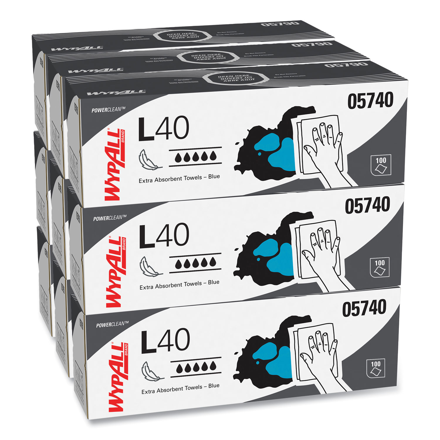 WIPES,WYPALL L40,POPUP