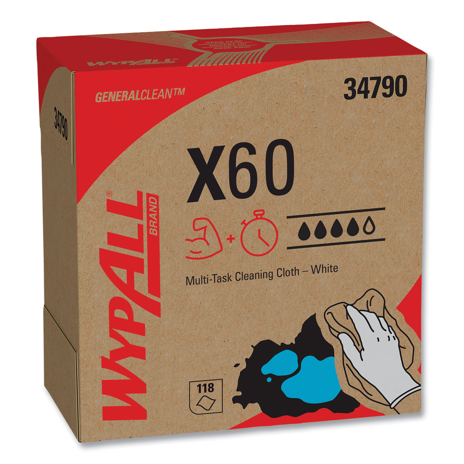 WIPES,K-C,126/BX