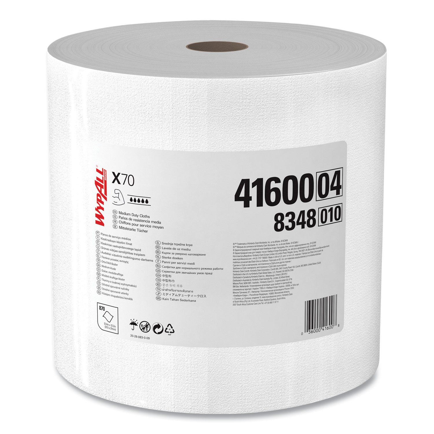 WIPES,X70,JUMBO,870CT,WE