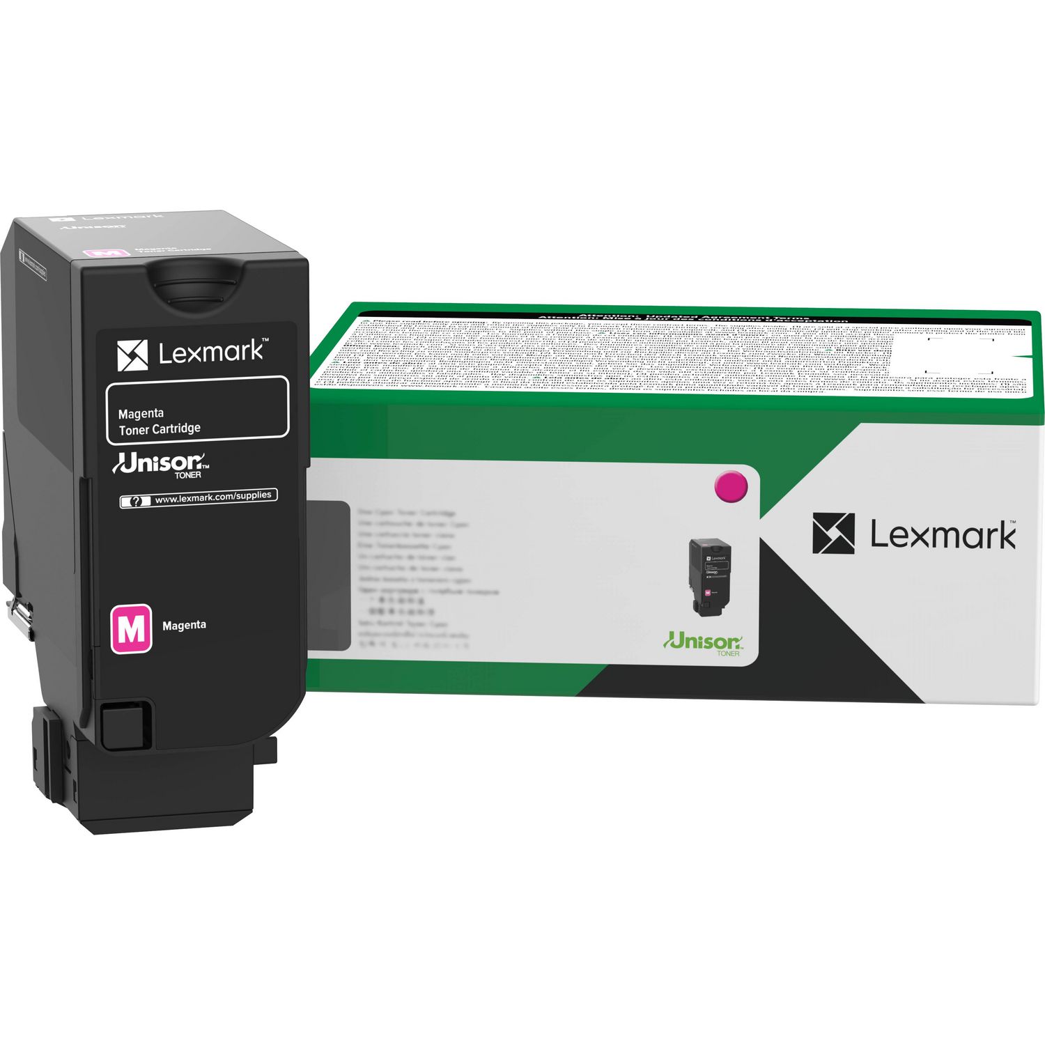 71C1XM0 High Yield Magenta Toner Cartridge; Yield: 22,000 pages