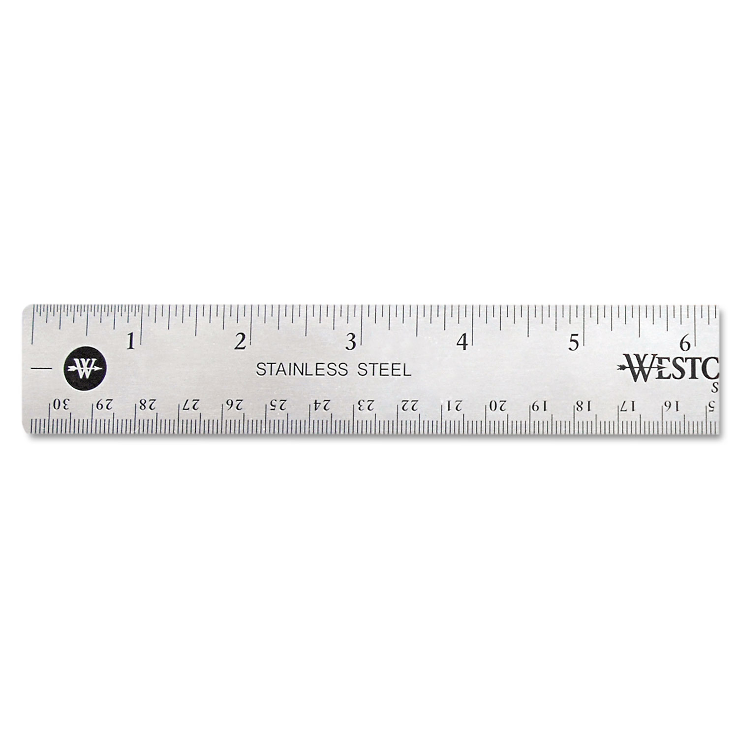 RULER,STAINLESS STEEL,12"
