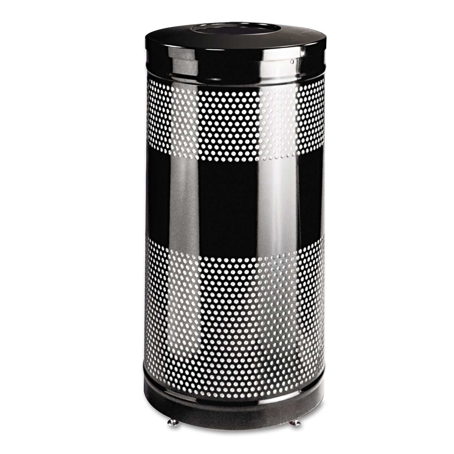 RECEPTACLE,GALSTL,25GL,BK