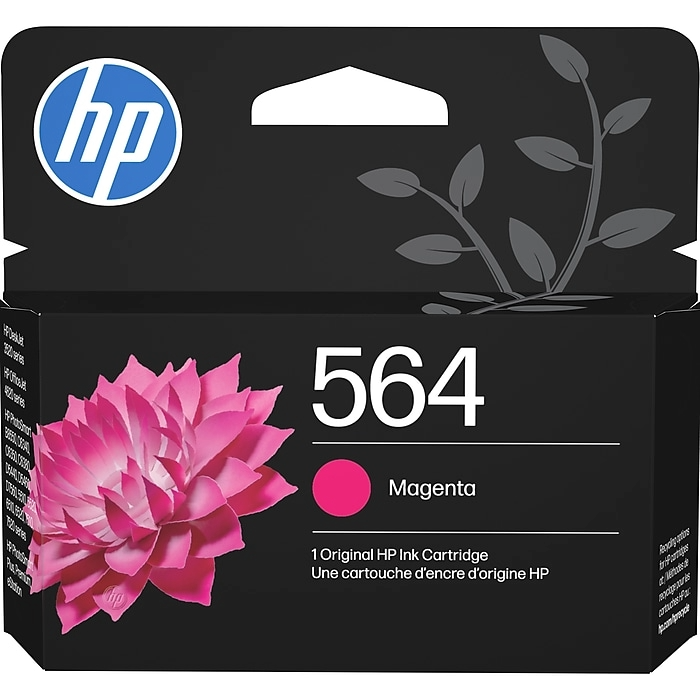 HP CB319WN Magenta Ink Cartridge HP 564 Magenta Ink Cartridge; Yield: 300 pages