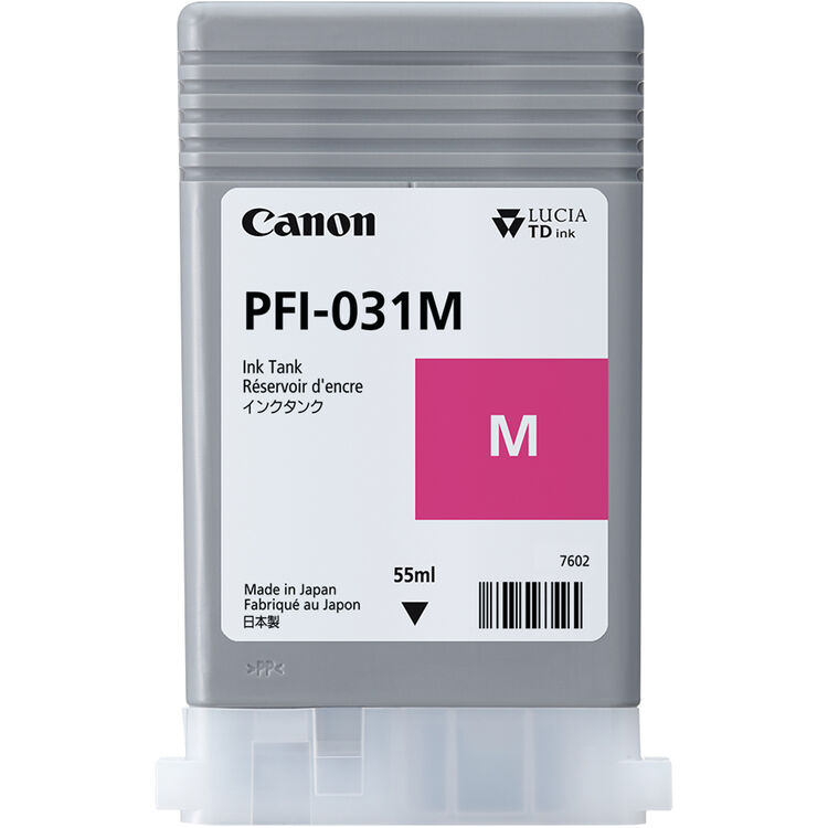 Canon PFI-031M Magenta Ink Tank (6265C001) PFI-031M - Pigment Magenta Ink Tank 55ml