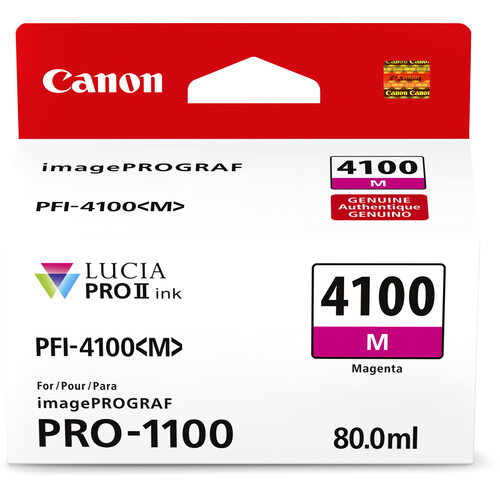 PFI-4100M Magenta  Ink Tank Ink Fill Volume - 80 ml