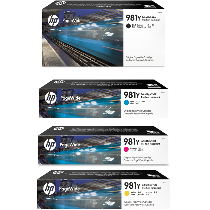 Includes Extra High Yield L0R16A, L0R13A, L0R14A, L0R15A (Extra High Yield Black, Cyan, Magenta, Yellow)