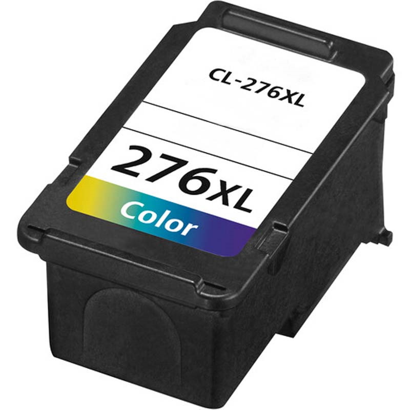 CL-276XL Color High Capacity Ink Cartridge (IVR4987C001) - Remanufactured INKCART,CANON CL-276X,AST