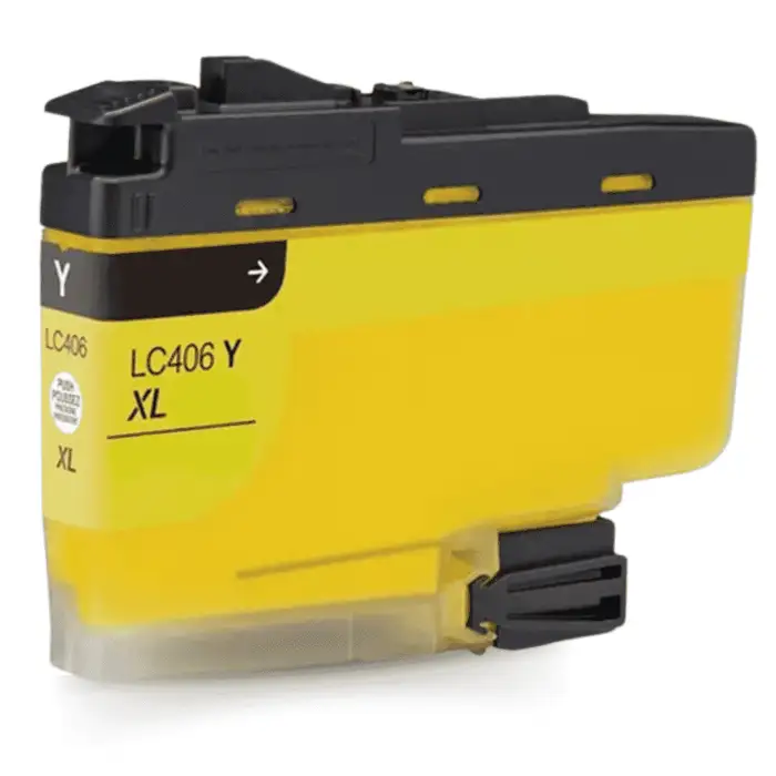 LC406XL Y Yellow High Yield Ink Cartridge; Yield: 5,000 pages