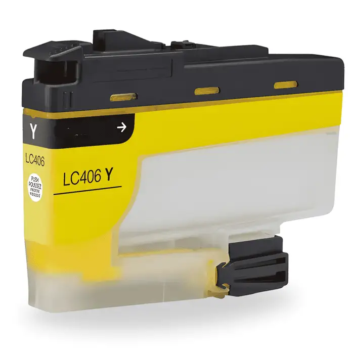 LC406 Y Yellow Ink Cartridge; Yield: 1,500 pages