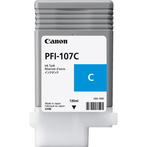 PFI-107 (6706B001) Dye Cyan Ink Tank 130ml