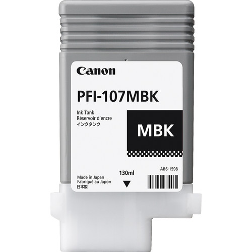 PFI-107 (6704B001) Pigment Matte Black Ink Tank 130ml