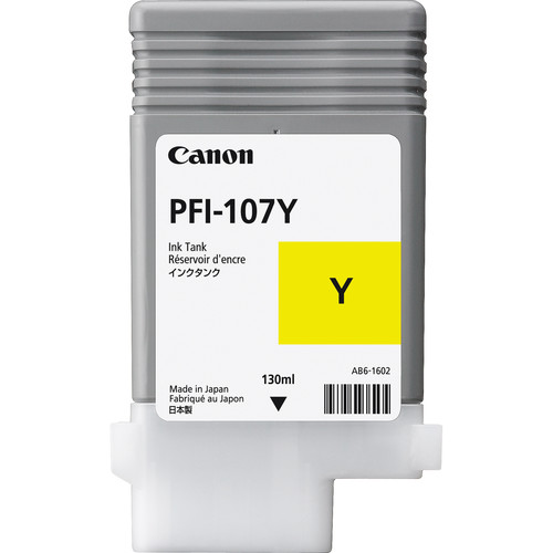 PFI-107 (6708B001) Dye Yellow Ink Tank 130ml