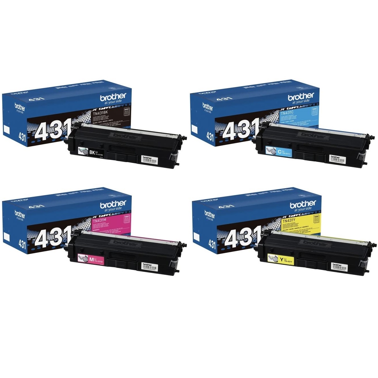 Brother TN433 Toner Cartridge Set | BlueDogInk.com