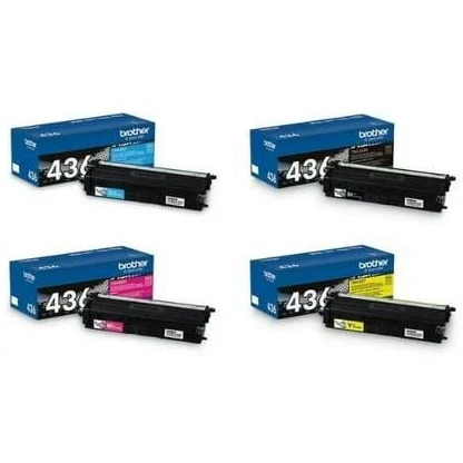 Includes Super High Yield TN436BK, TN436C, TN436M, TN436Y