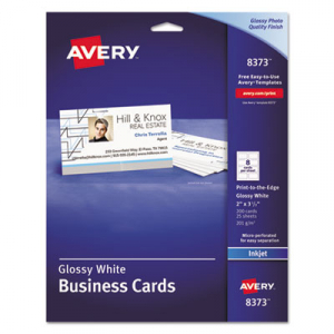Avery 8373 Standard Printable Microperforated Business Cards ...