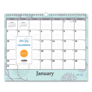 Blue Sky Rue Du Flore Wall Calendar, Rue du Flore Artwork, 12 x 15,  White/Jade/Lavender Sheets, 12-Month (Jan to Dec): 2023 (101611) |  BlueDogInk.com